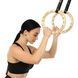 Кольца гимнастические для Кроссфита WOODEN GYM RINGS EZOUS E-03 d-28мм