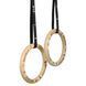 Кольца гимнастические для Кроссфита WOODEN GYM RINGS EZOUS E-03 d-28мм