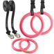 Гимнастические кольца 4FIZJO из ABS пластика, регулируемые Pink (P-5907739314888)