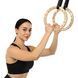Кольца гимнастические для Кроссфита WOODEN GYM RINGS EZOUS E-03 d-28мм