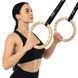 Кольца гимнастические для Кроссфита WOODEN GYM RINGS EZOUS E-03 d-28мм