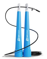 Скакалка Hop-Sport Crossfit з пластиковими ручками HS-P010JR блакитна