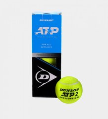 М'ячі для тенісу Dunlop ATP PRESSURELESS 3B