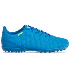 Сороконіжки взуття футбольне OWAXX 180720-1 SKYBLUE/LIME розмір 40-44 (верх-PU, підошва-RB, синій)