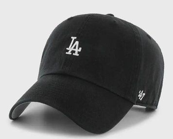 Кепка 47 Brand LA DODGERS BASE RUNNER чорний Уні OSFA