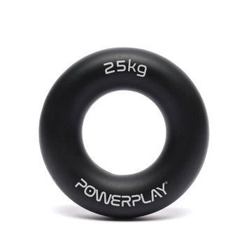 Эспандер кистевой силиконовый PowerPlay PP-4324 Hand Grip Ring Hard 25 кг. Черный