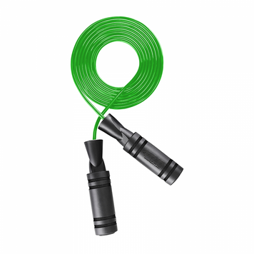 Скакалка з підшипниками 4FIZJO Basic Black/Green (P-5907739313157)