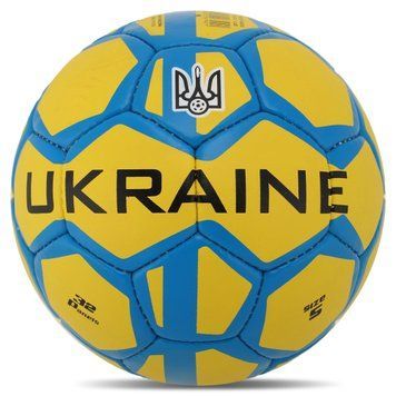 Мяч футбольный UKRAINE BALLONSTAR FB-9536 №5 PU сшит вручную
