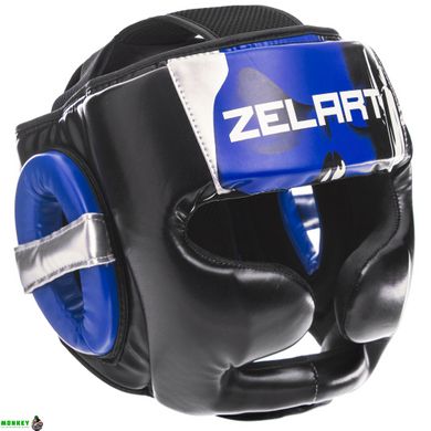 Шолом боксерський з повним захистом ZELART BO-1320 M-XL кольори в асортименті