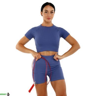 Скакалка швидкісна Кросфіт зі сталевим тросом Jello FI-4952 2,75м