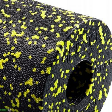Массажный ролик (валик, роллер) гладкий 4FIZJO EPP PRO+ 33 x 14 см 4FJ0055 Black/Yellow