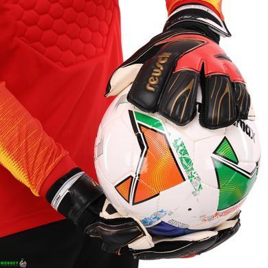 Перчатки вратарские FB-812 Черный-красный 10 REUSCH (PVC)
