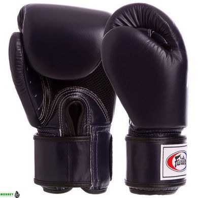 Перчатки боксерские кожаные FAIRTEX BGV1 Черный 10 унции