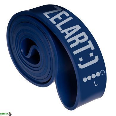 Резинка петля для подтягиваний Zelart FI-0889-4 POWER BAND 25-57кг синий