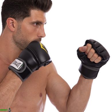 Рукавиці для змішаних єдиноборств MMA EVERLAST HEAVY BAG 4301LXL L-XL чорний-сірий