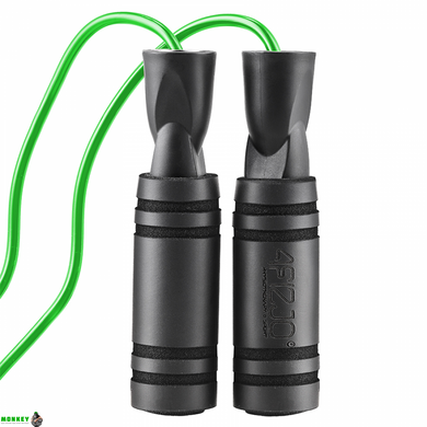 Скакалка з підшипниками 4FIZJO Basic Black/Green (P-5907739313157)