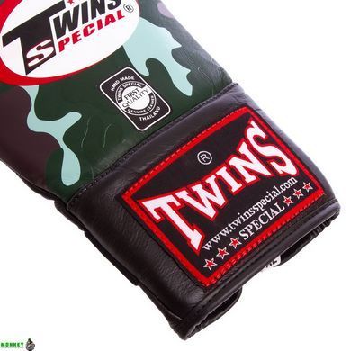 Рукавички шкіряні TWINS FTBGL1F-AR Камуфляж зелений L розмір