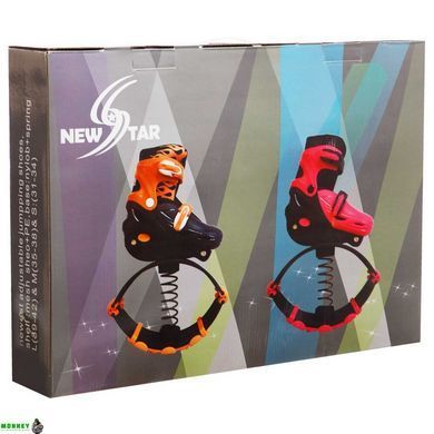 Ботинки на пружинах Фитнес джамперы SP-Sport NewStar Kangoo Jumps SK-901H Голубой 39-42 (полиэстер, пластик, размер 35-42,)