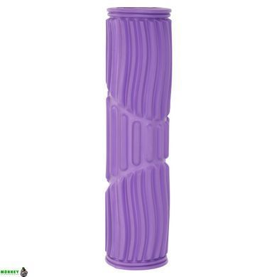 Роллер масажний циліндр (ролик мфр) 45см Grid Spine Roller SP-Sport FI-9390 Рожевий