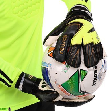Перчатки вратарские FB-812 Черный-красный 10 REUSCH (PVC)