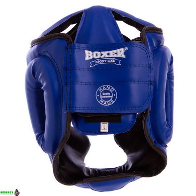 Шлем боксерский с полной защитой Кожвинил BOXER 2036 М-L цвета в ассортименте