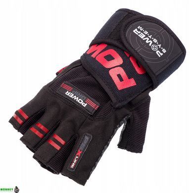 Перчатки для фитнеса Power System PS-2800 Power Grip Red XL
