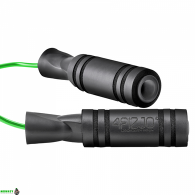 Скакалка з підшипниками 4FIZJO Basic Black/Green (P-5907739313157)