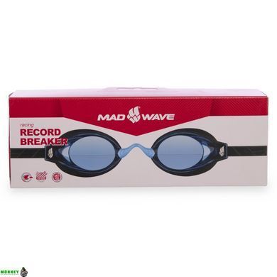 Окуляри для плавання MadWave RECORD BREAKER M045401 Синій