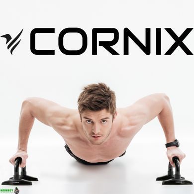 Упоры для отжиманий Cornix Push-up Bars XR-0168 Black/Orange