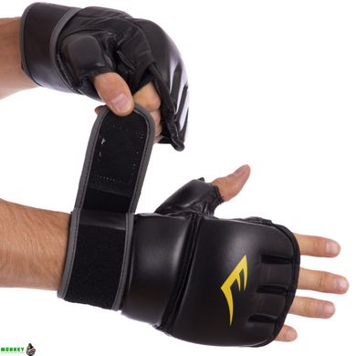 Перчатки для смешанных единоборств MMA EVERLAST HEAVY BAG 4301LXL L-XL черный-серый