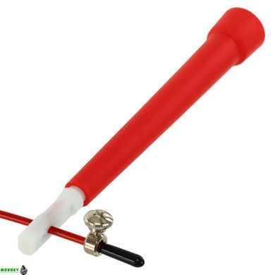 Скакалка швидкісна Кросфіт зі сталевим тросом Jello FI-4952 2,75м