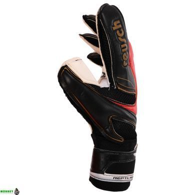 Перчатки вратарские FB-812 Черный-красный 10 REUSCH (PVC)