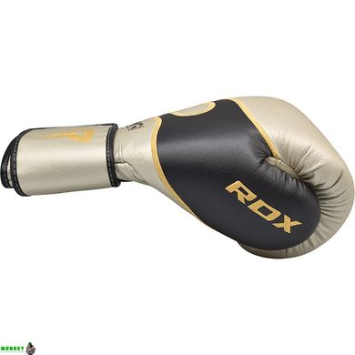 Боксерские перчатки RDX Leather Pearl White 14 ун.
