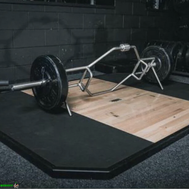 Трэп-гриф олимпийский York Fitness для становой тяги 213см (50мм) с подставкой