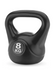 Гиря вінілова Gymtek 8кг чорний