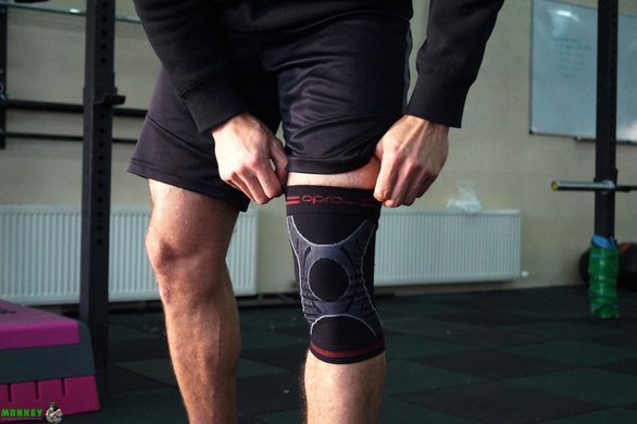 Наколенник спортивный OPROtec Knee Sleeve XL Black (TEC5736-XL)