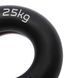 Эспандер кистевой силиконовый PowerPlay PP-4324 Hand Grip Ring Hard 25 кг. Черный