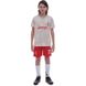 Форма футбольна дитяча з символікою футбольного клубу JUVENTUS RONALDO 7 виїзна 2020 SP-Sport CO-1121 зріст 116-165 см сірий-червоний