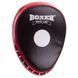 Лапа Вигнута для боксу та єдиноборств BOXER 2010-01 Чорний-червоний 19х23х4см 2шт