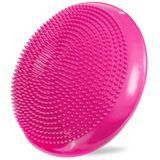 Подушка балансировочная массажная SP-Sport FI-4272 Розовый BALANCE CUSHION диаметр-33см