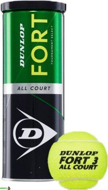 М'ячі для тенісу Dunlop Fort TS 3B метал банка