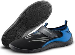 Аквашузи Aqua Speed AQUA SHOE MODEL 27B 7607 чорний, сірий, синій Уні 35