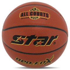 Мяч баскетбольный PU №7 STAR RED FOX BB4457 (PU, бутил, оранжевый)