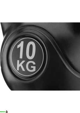 Гиря вінілова Gymtek 10кг чорний