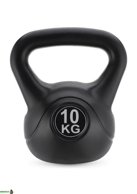 Гиря вінілова Gymtek 10кг чорний