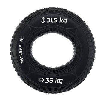 Еспандер кистьовий силіконовий PowerPlay PP-4330 Hand Grip Loops Hard 31.5-36 кг. Чорний