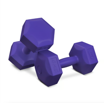 Гантели для фитнеса композитные Hop-Sport HS-C040DS 2х4кг фиолетовый