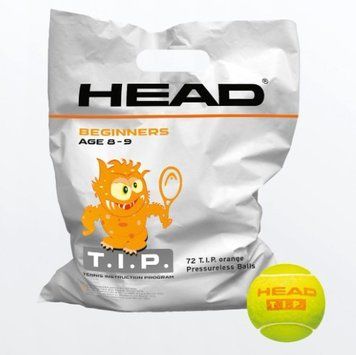 Мячи для тенниса Head TIP orange polybag 72 balls