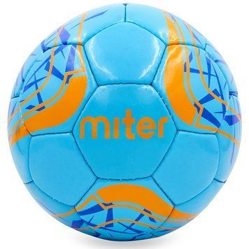 Мяч футбольный MITER FB-6762-3 №5 PU синий