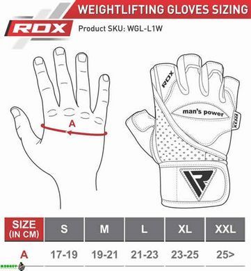 Перчатки для зала RDX Pro Lift Gel 2XL